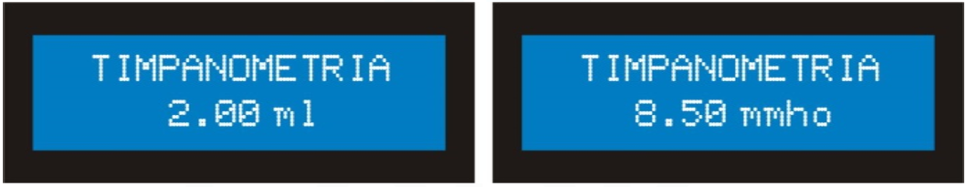 Display con timpanometría